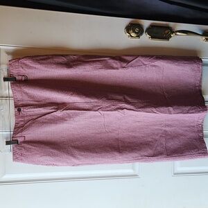 Christopher & Banks Skirt Size 14 Burgundy Plaid